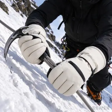 Generic Touchscreen Snow Gloves Elastic Wrist Cuff – Full-Finger Responsive Touchscreen