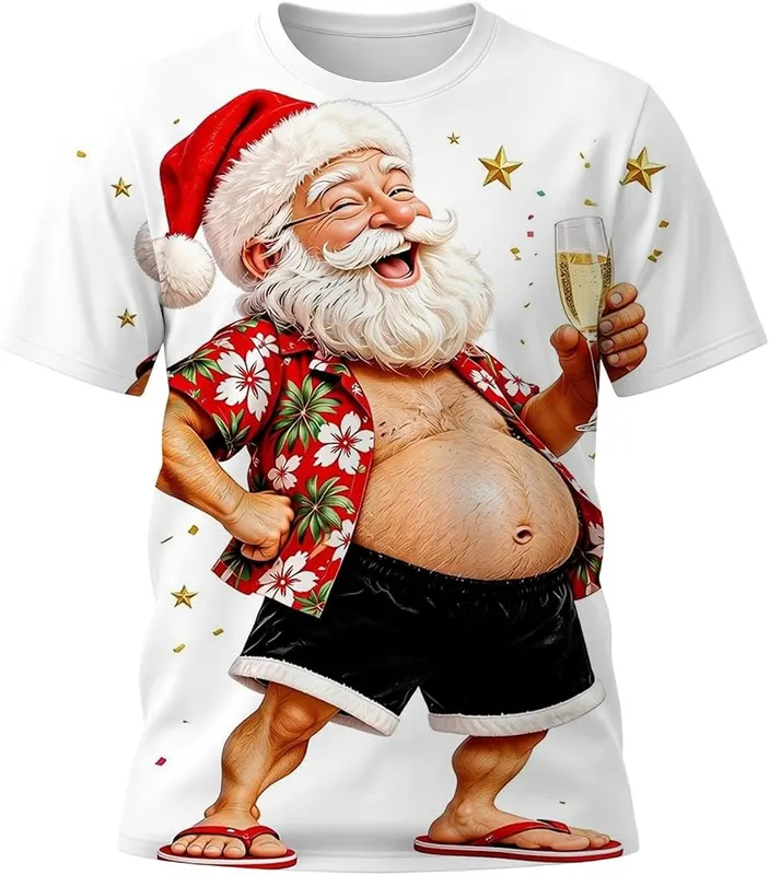 Generic Ugly Christmas Tee Shirts – Fun Christmas graphic print, suitable for holiday party