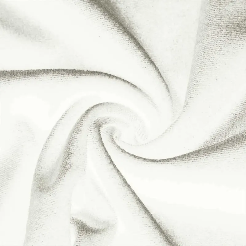 Generic Velvet Shirts A014- White – 3/4 Sleeve Cut：Long full sleeves may feel stuffy
