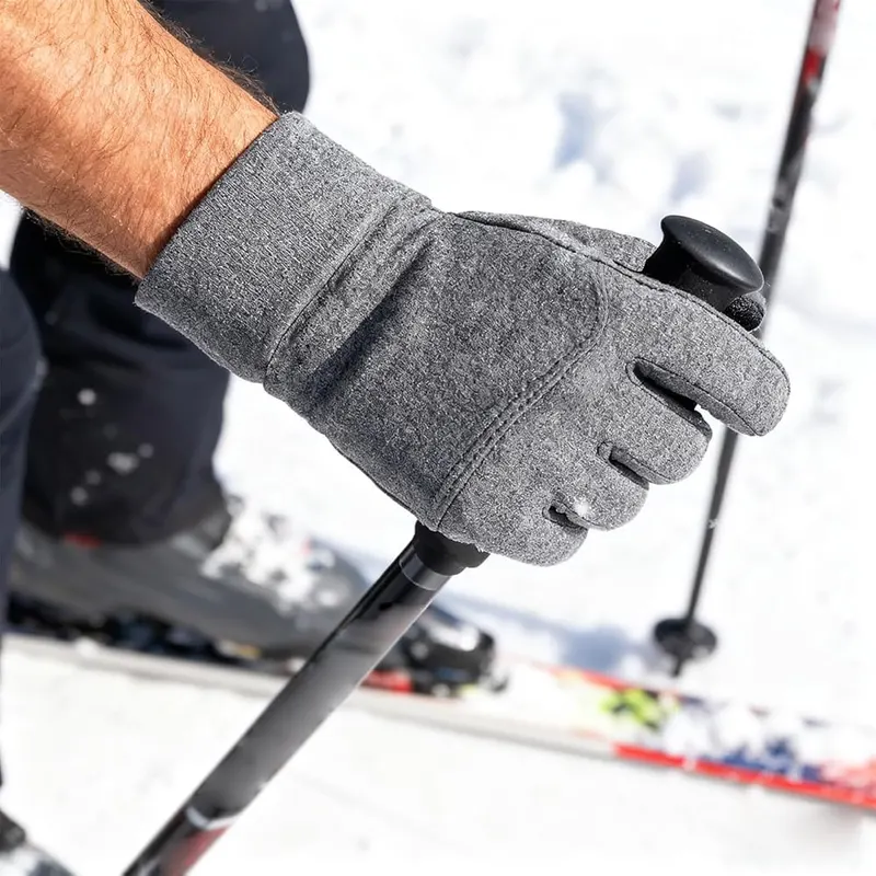 Generic Warm Non Slip Gloves Mobile Compatible Black – product photo 2 of 6