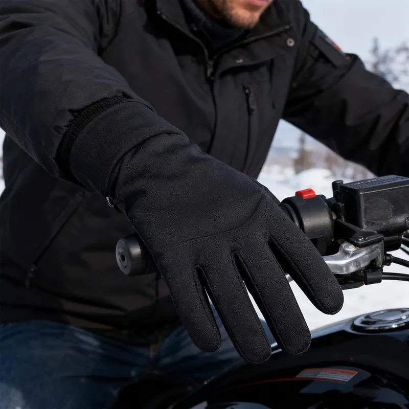 Generic Warm Non Slip Gloves Mobile Compatible Black – product photo 4 of 6