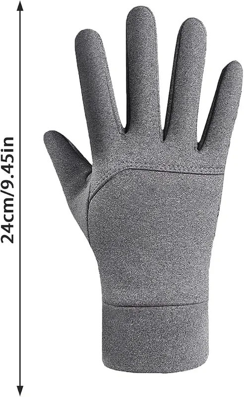 Generic Warm Non Slip Gloves Mobile Compatible Black – product photo 6 of 6
