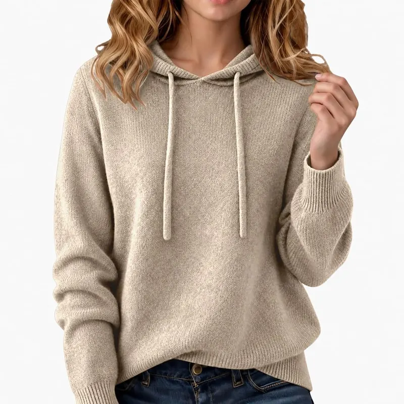 Generic Warm Sweaters Beige – Solid neutral beige color