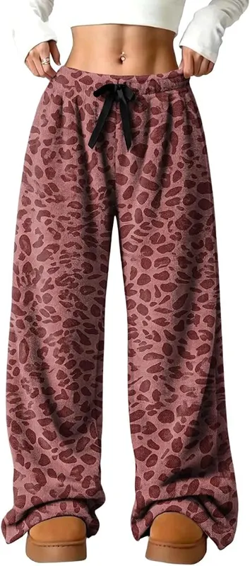 Generic Wide Leg Pants A011red – Material
