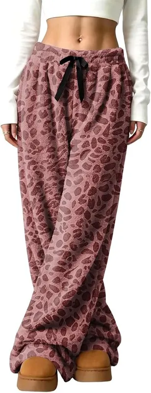 Generic Wide Leg Pants A011red – Feature