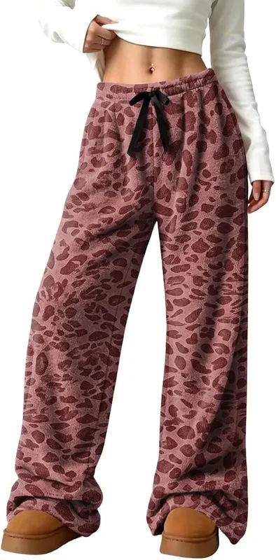 Generic Wide Leg Pants A011red – Occasion