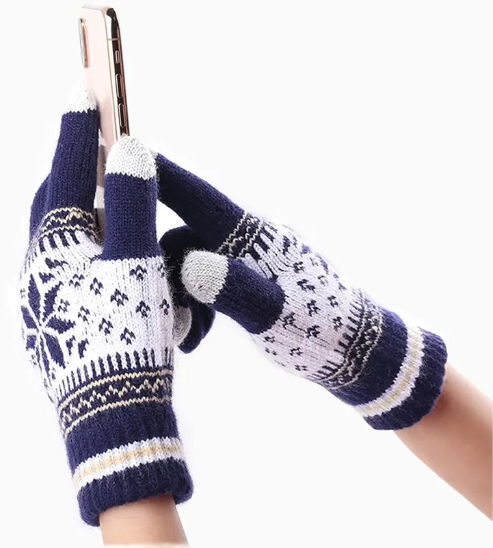 Generic Windproof Fleece Lined Gloves Touch Screen – Wide Application Scenarios：These winter gloves men touchscreen work