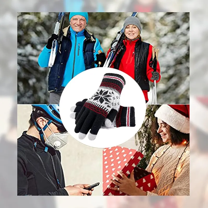 Generic Windproof Fleece Lined Gloves Touch Screen – product photo 6 of 7