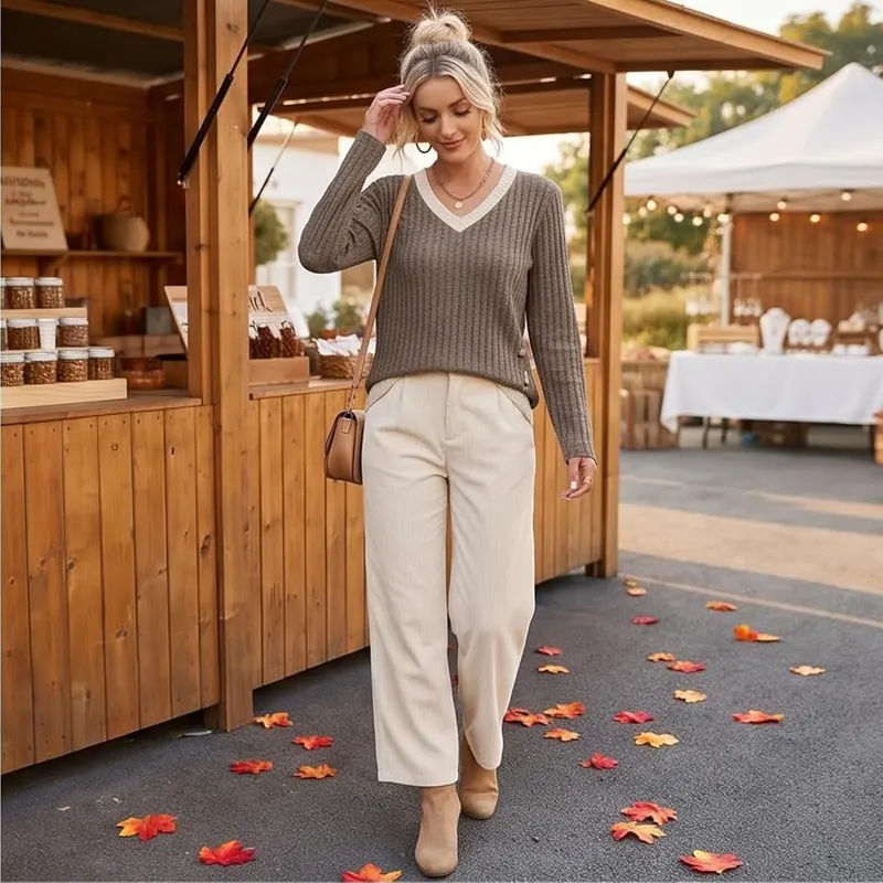 Generic Winter Sweaters A004khaki Small – product photo 7 of 7