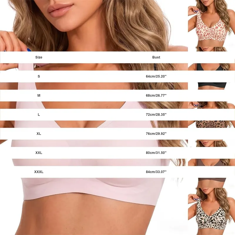 Generic Wireless Bra Khaki S V Neck – Adjustable shoulder straps for custom fit