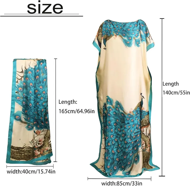 Generic Women Kaftan & Scarf – product photo 5 of 8