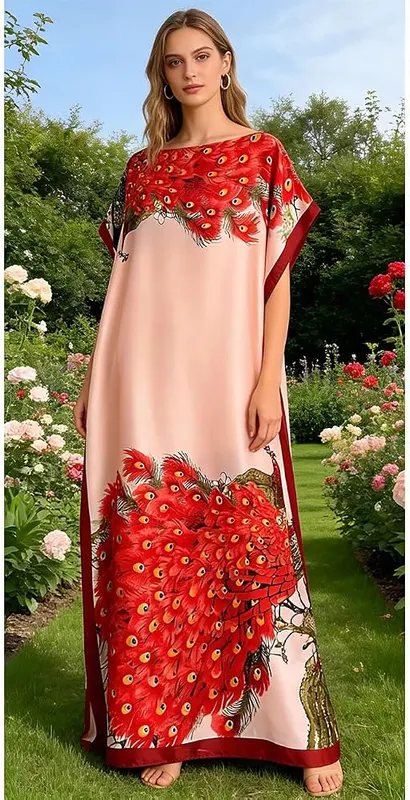 Generic Women Kaftan & Scarf – product photo 7 of 8