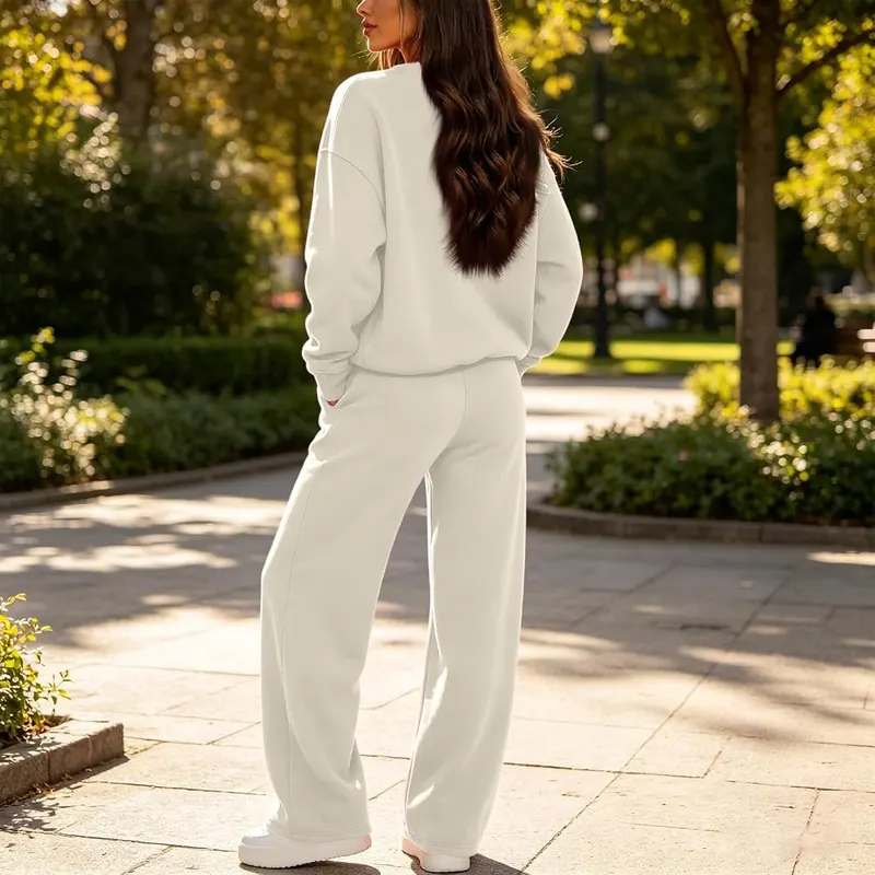 Generic Women Sweatsuits 2 Piece Set Crew – Feature