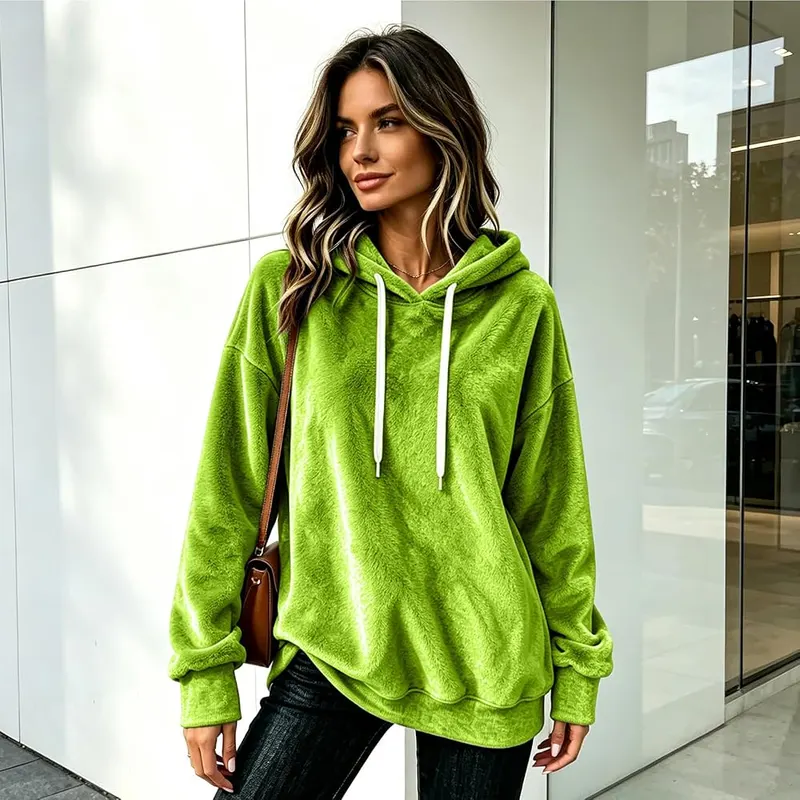 Generic Womens Hoodies Pullover Fleece Oversized Pull Y2K – Design