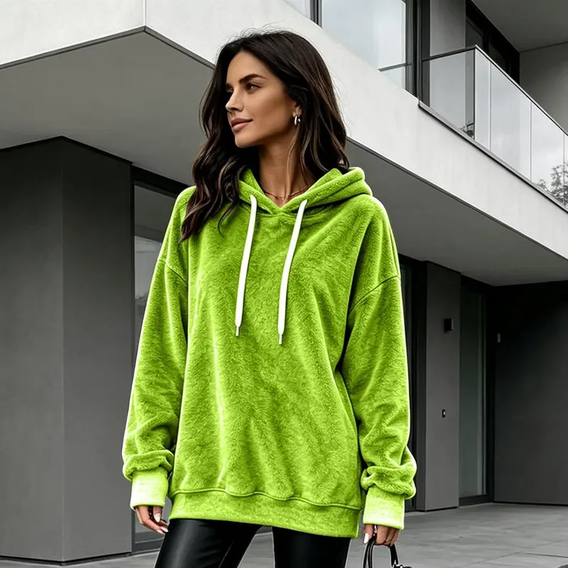 Generic Womens Hoodies Pullover Fleece Oversized Pull Y2K – Match