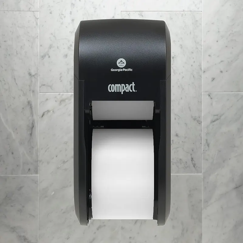 Georgia-Pacific Compact 2-Roll Vertical Coreless High-Capacity Toilet עשן – The information below is per-pack only