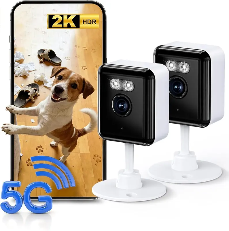 Gianteye 2K Indoor Security Camera in 2Pack