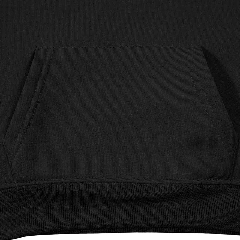 Girls Sweatsuit Drop Shoulde Pullover Tops Black – product photo 7 of 8