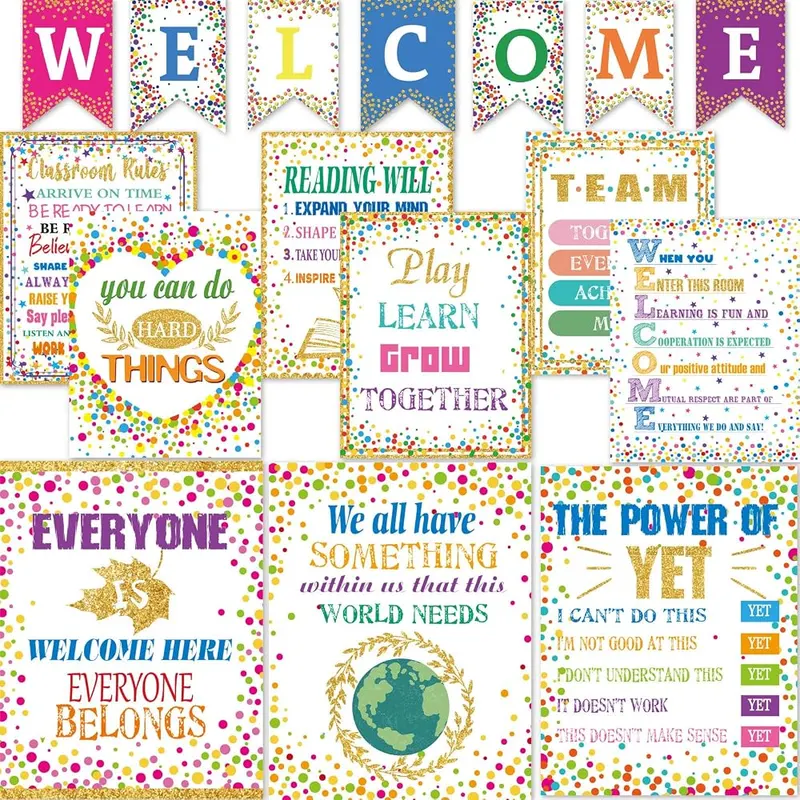 gisgfim Confetti Motivational Posters