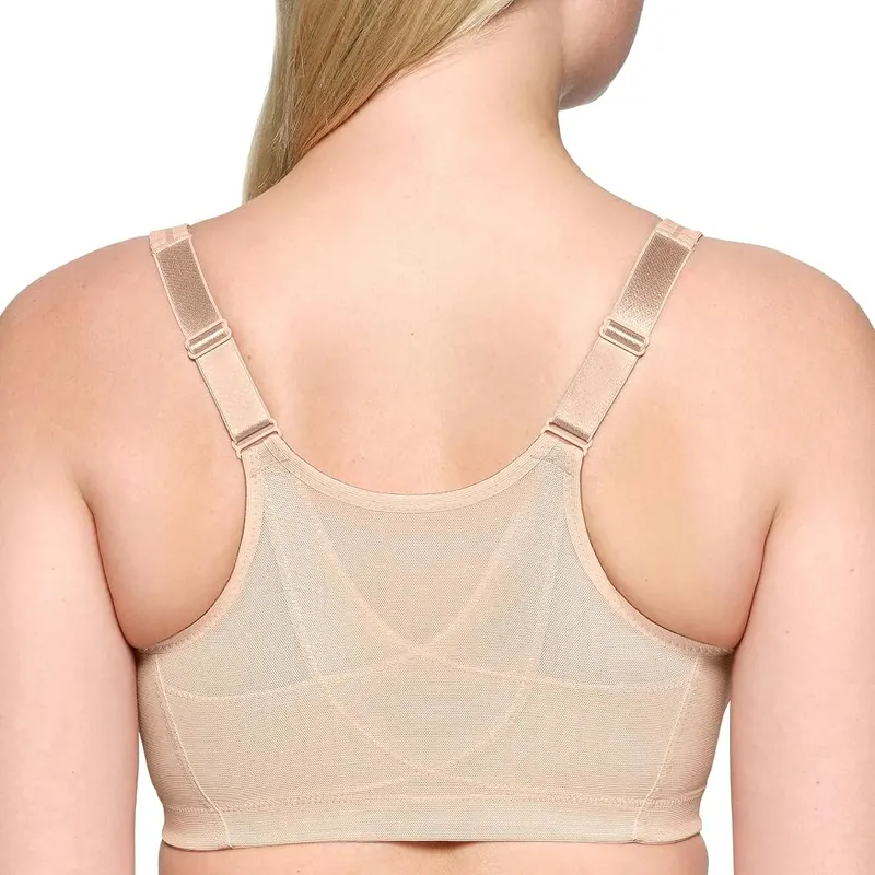 Glamorise Posture Back Front-Closure Full Figure Plus – Magiclift Technology