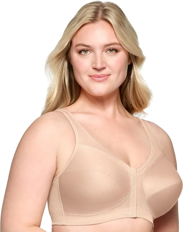 Glamorise Posture Back Front-Closure Full Figure Plus – product photo 7 of 9