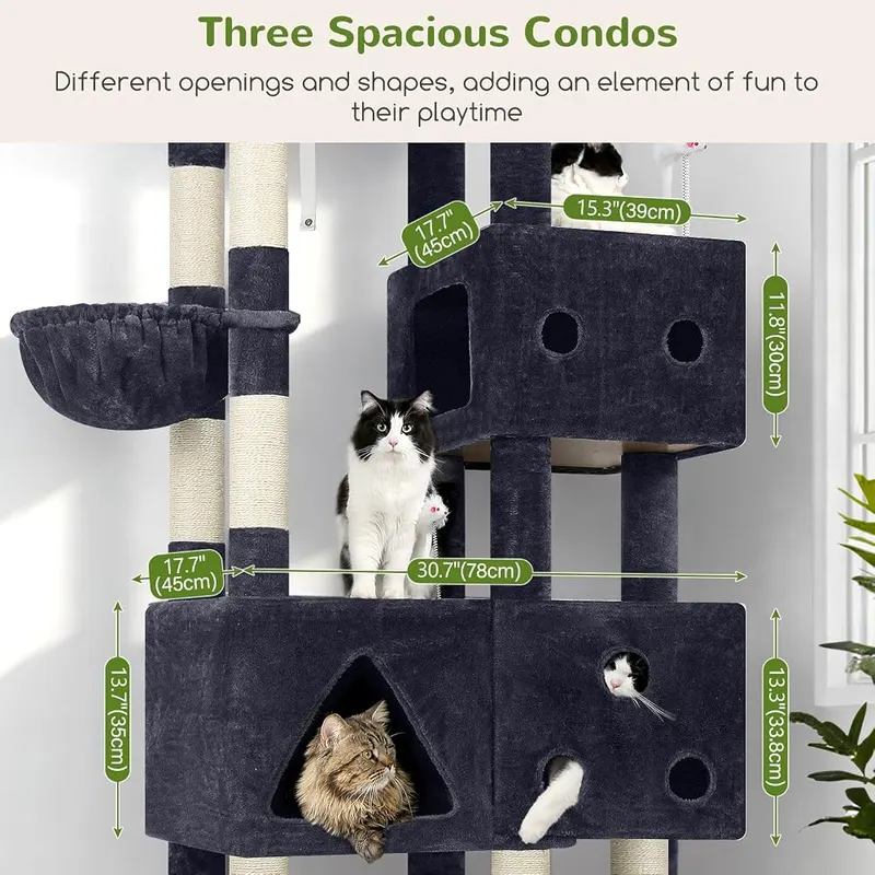Globlazer Extra Large Cat Tower – Cozy Hanging Basket Rest Area