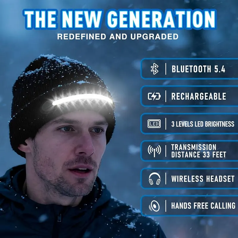 GLOPUS Bluetooth Beanie Hat – About 10 hours of playtime