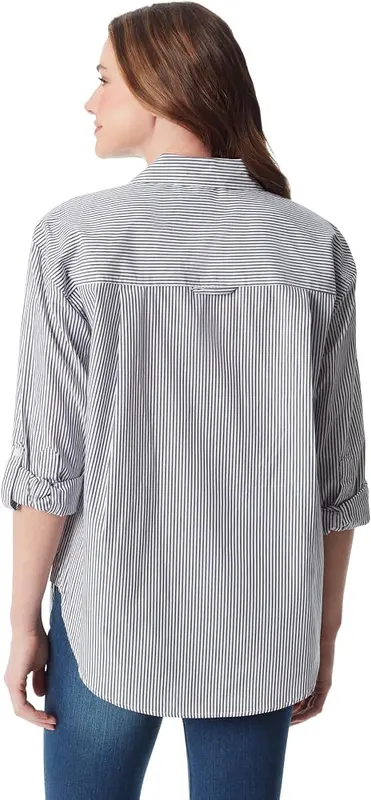 Gloria Vanderbilt Women’s Amanda Monogram Button Down Shirt – Style