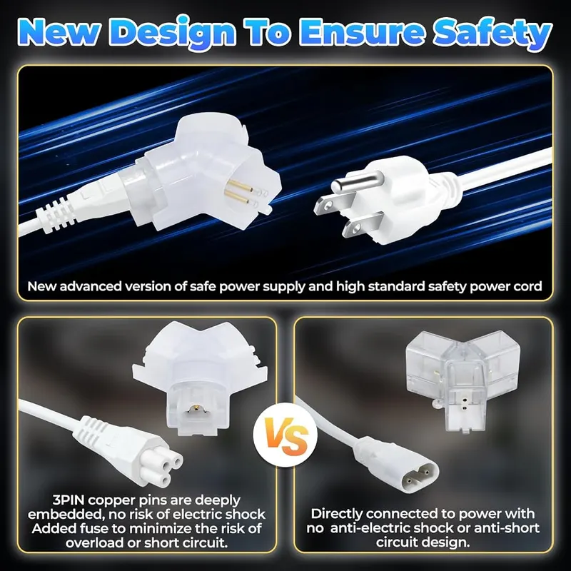 Gneng Hexagon Garage Lights-128W LED – product photo 4 of 8
