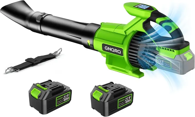 GNQRQ Electric Leaf Blower Cordless & 21V in Green Black
