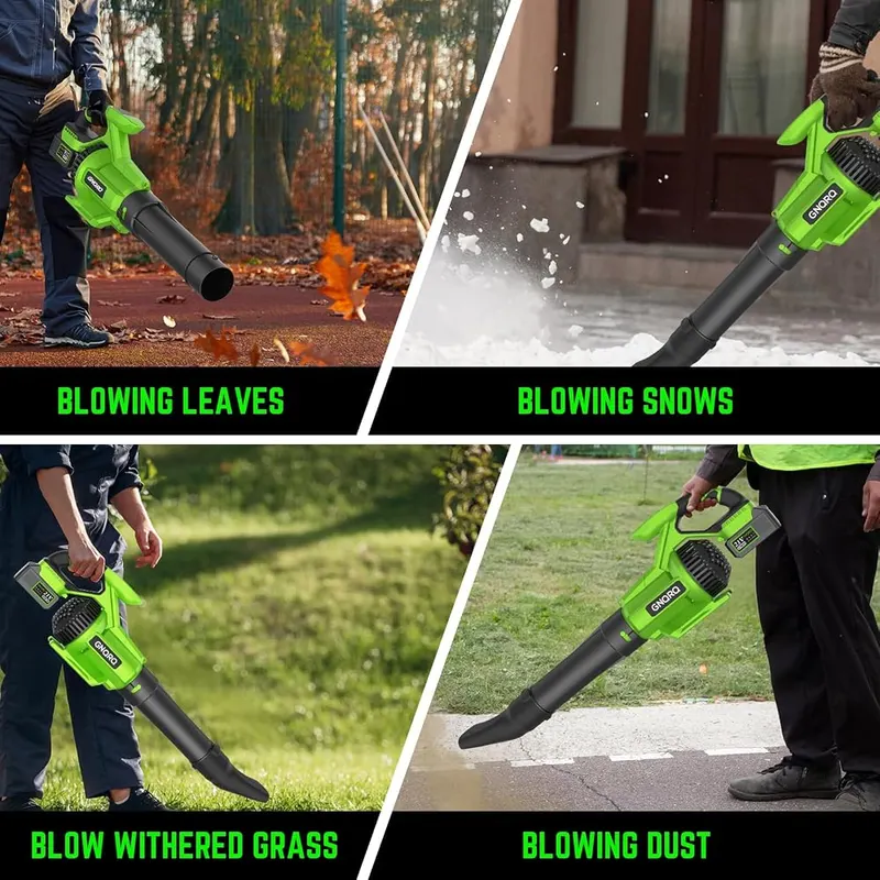 GNQRQ Electric Leaf Blower Cordless & 21V – Delivers 715 CFM air volume