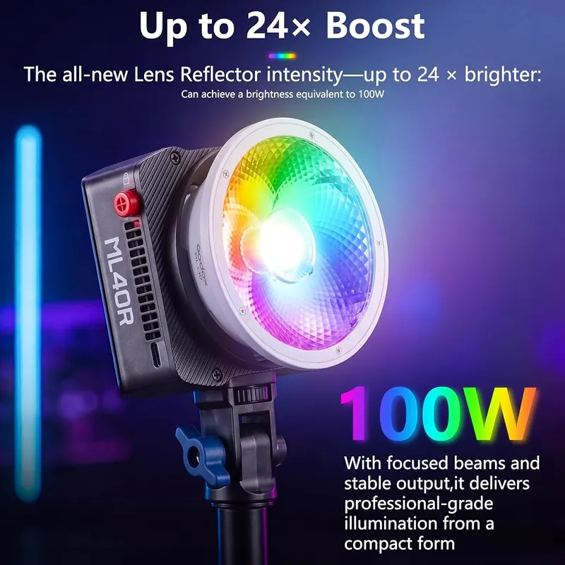 GODOX RGB Video Light – 40W output for video shooting