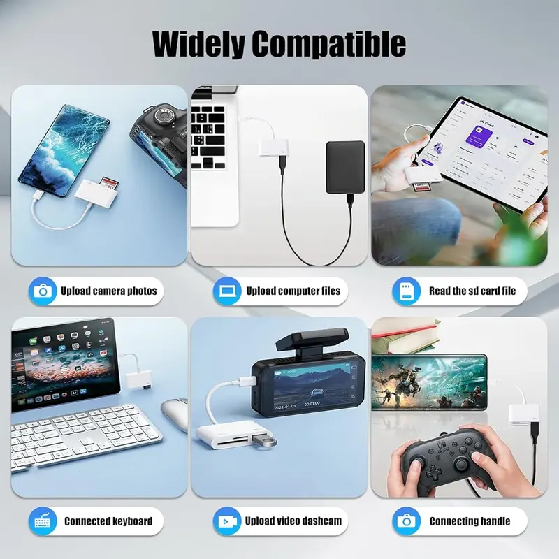 GOLDYIPE USB C SD Card Reader – Batch photo and video import