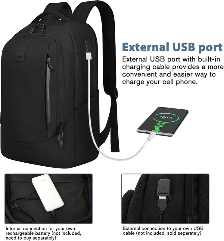 Goloni Multi-functional Travel Backpack – Large storage space and pockets