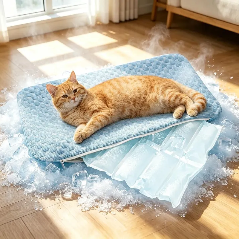 GOLOPET Dog Cooling Mat in Blue