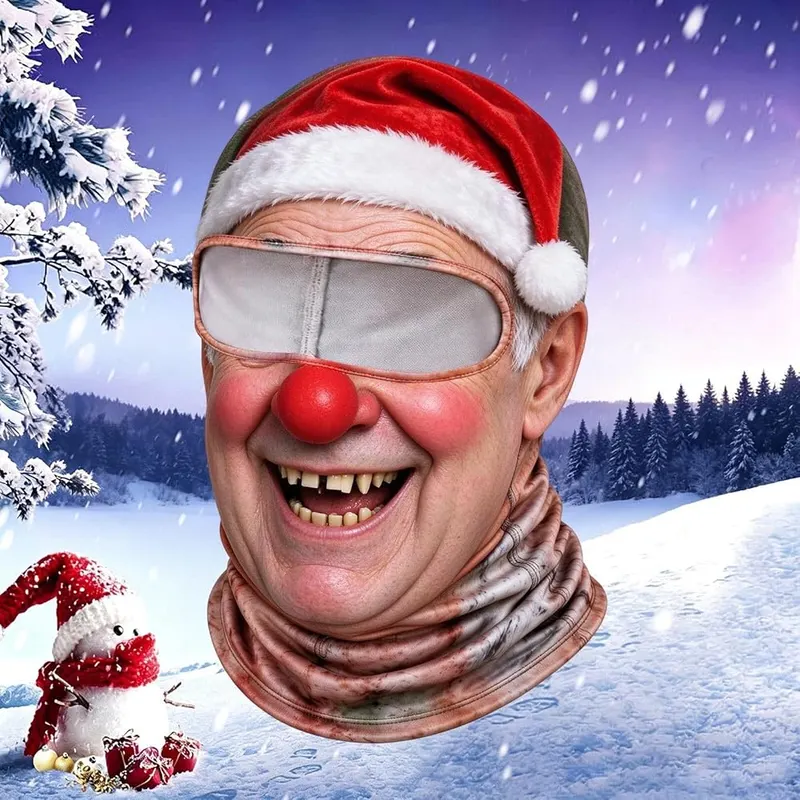 GONFXA Christmas Ski Mask Old Man Funny – Full head and neck coverage