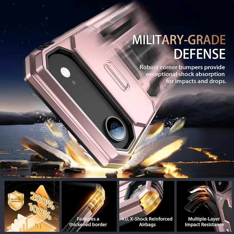 Goodon for iPhone Air Case – Enhanced Metal Magnetic Kickstand