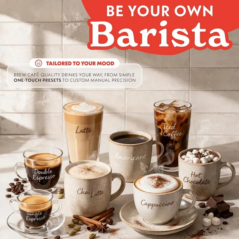 Gourmia Slim Espresso Machine – product photo 5 of 9