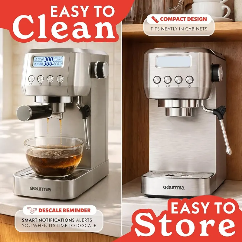 Gourmia Slim Espresso Machine – product photo 7 of 9
