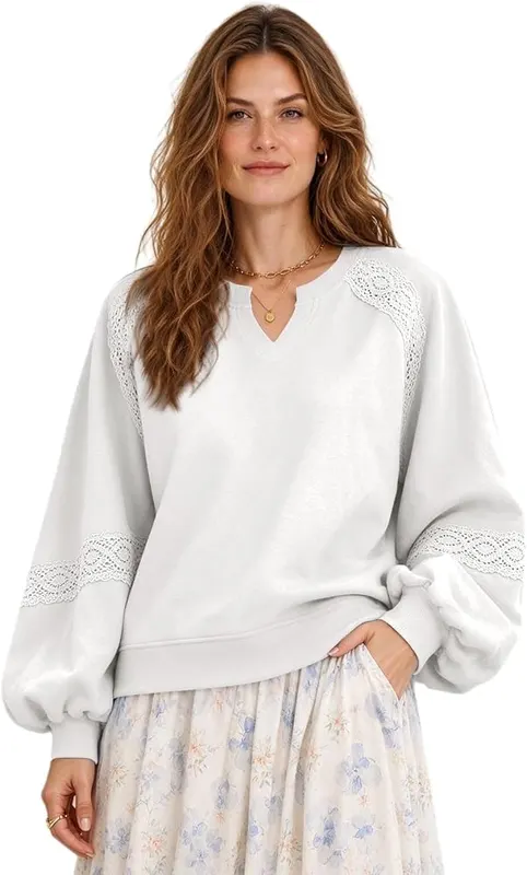 Gumipy Cropped Sweatshirts E008- White in E008- White