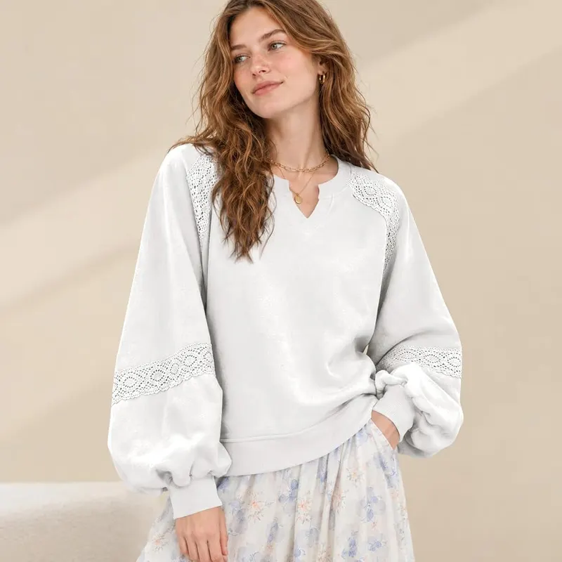 Gumipy Cropped Sweatshirts E008- White – Material