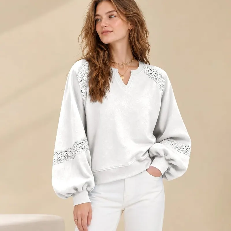 Gumipy Cropped Sweatshirts E008- White – Feature