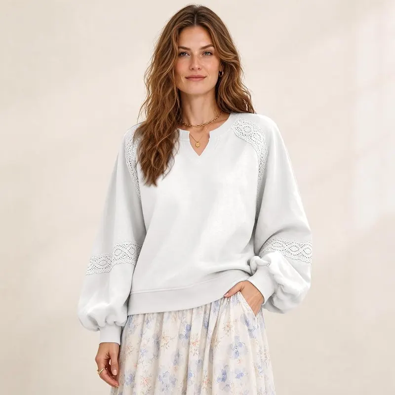 Gumipy Cropped Sweatshirts E008- White – Occasion