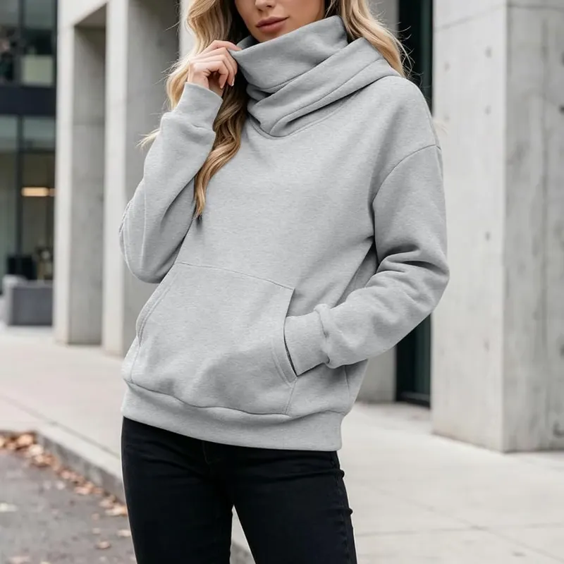 Gumipy Oversized Sweatshirt A006- Gray – product photo 3 of 9