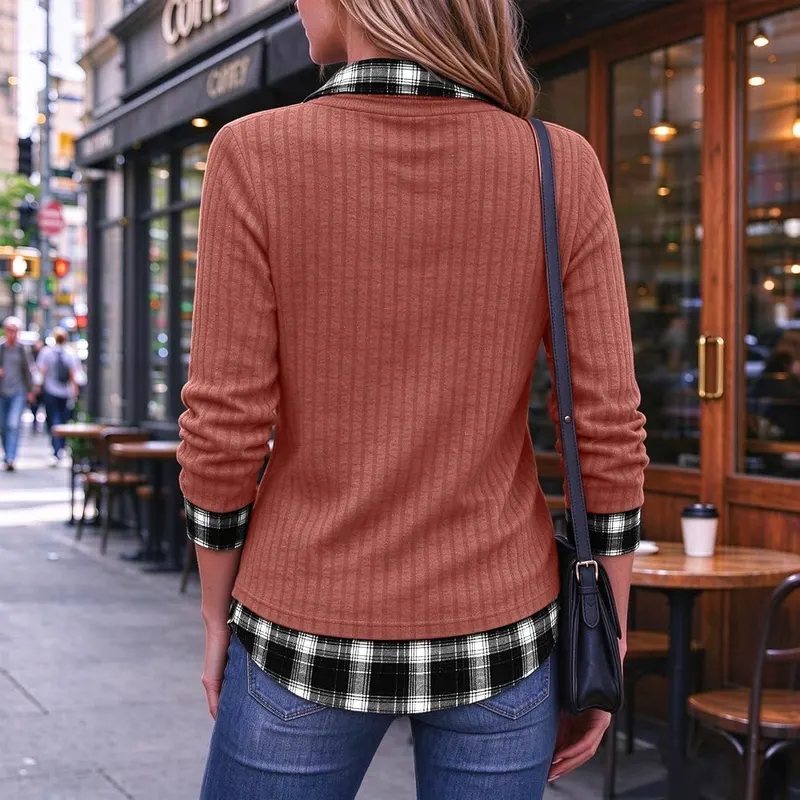 Gumipy Ribbed Shirts D009-watermelon Red Small – product photo 7 of 7