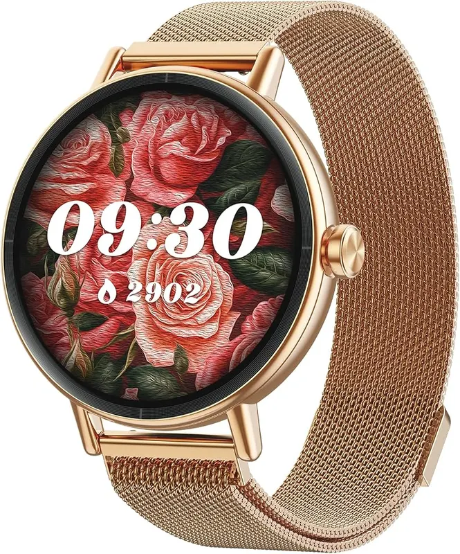 Gydom Smart Watch Golden in Golden