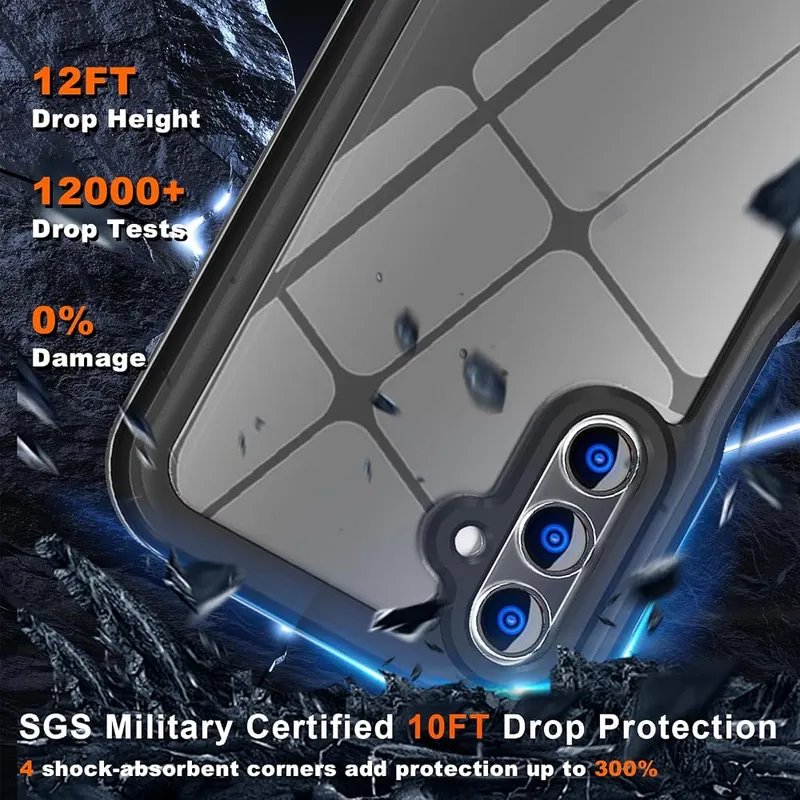 H HUALELE Galaxy A15 Case Waterproof – IP68 Waterproof