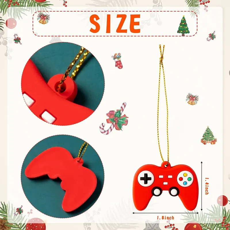 H1vojoxo 20PCS Christmas Video Game Controller Ornaments – product photo 2 of 7
