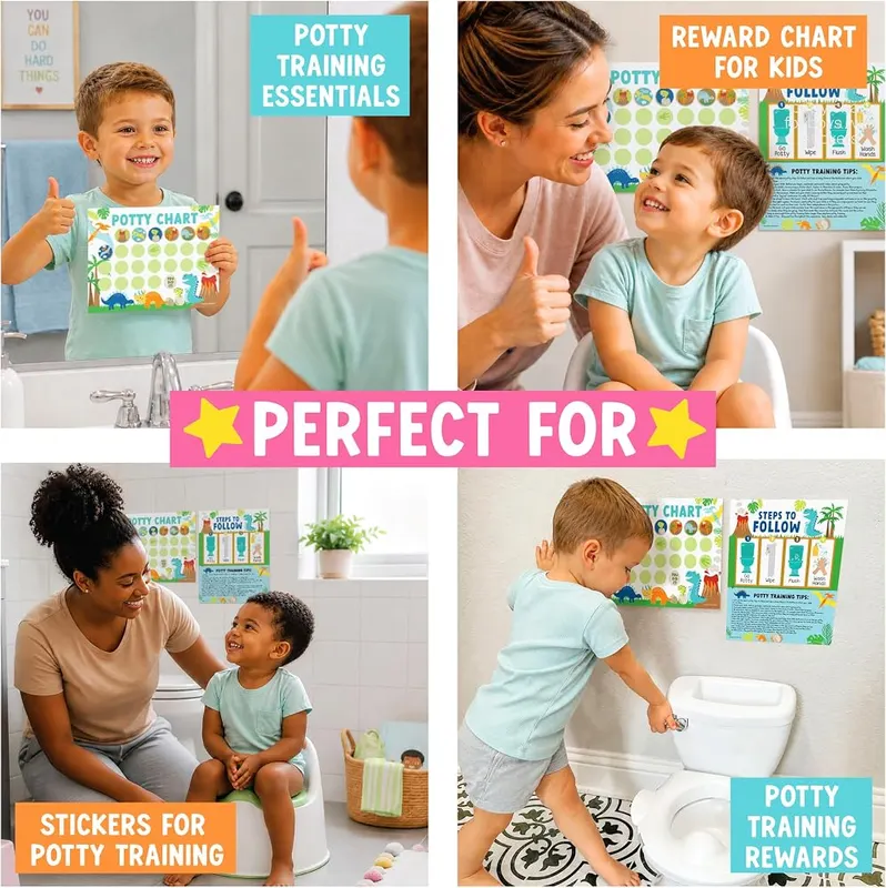 Hadley Designs 10 Potty Training Chart – Screen-free potty progress tracking