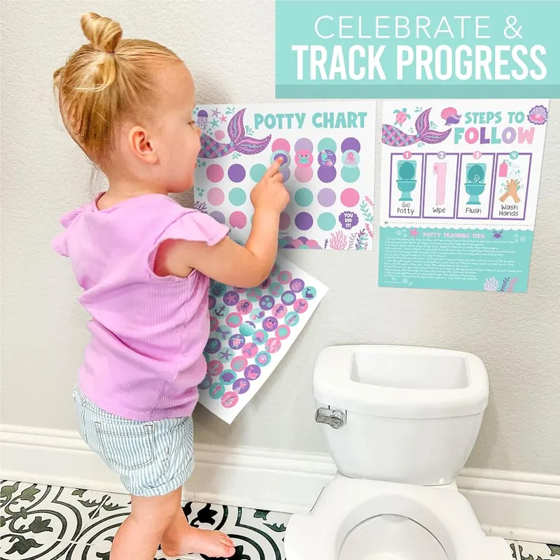 Hadley Designs 10 Potty Training Chart Mermaid – product photo 8 of 9